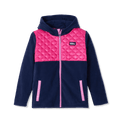Kids Quest Fleece Mixed Media Hooded Jacket