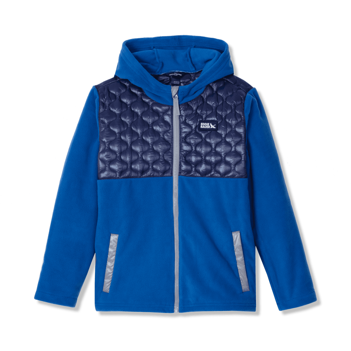 Kids Quest Fleece Mixed Media Hooded Jacket