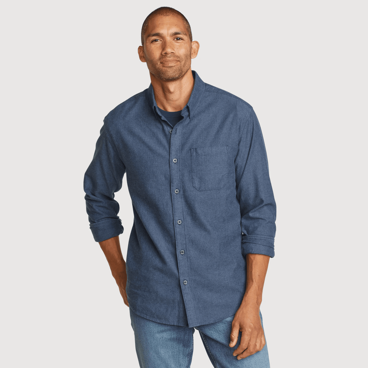 Men's Eddie's Favorite Flannel Classic Fit Shirt – Solid