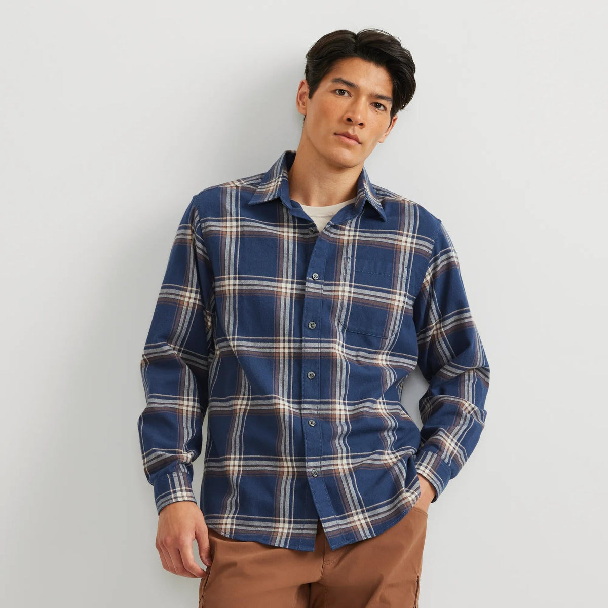 Men's Eddie's Favorite Flannel Relaxed Fit Shirt – Plaid