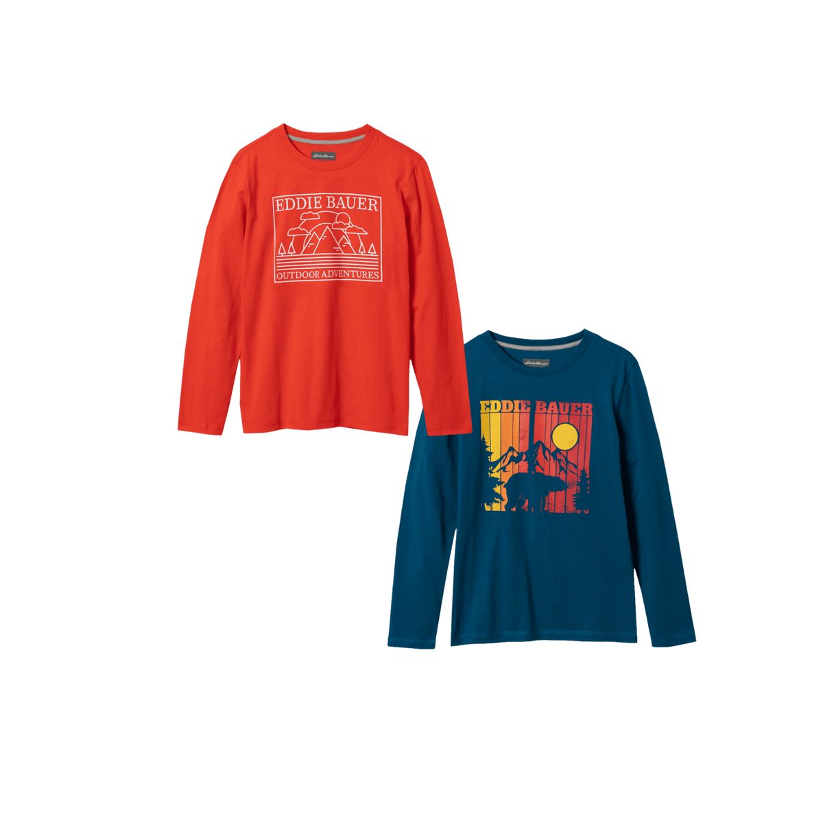 Boys Graphic Long-Sleeve T-Shirt – 2 Pack