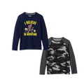 Boys Graphic Long-Sleeve T-Shirt – 2 Pack