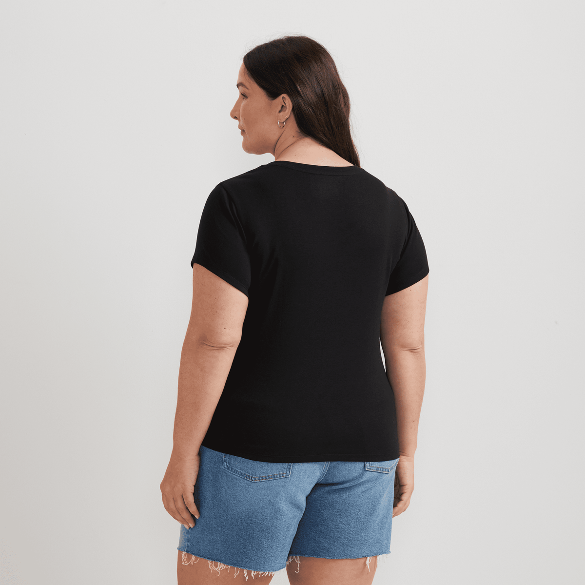 Women's Everyday Short-Sleeve V-Neck T-Shirt
