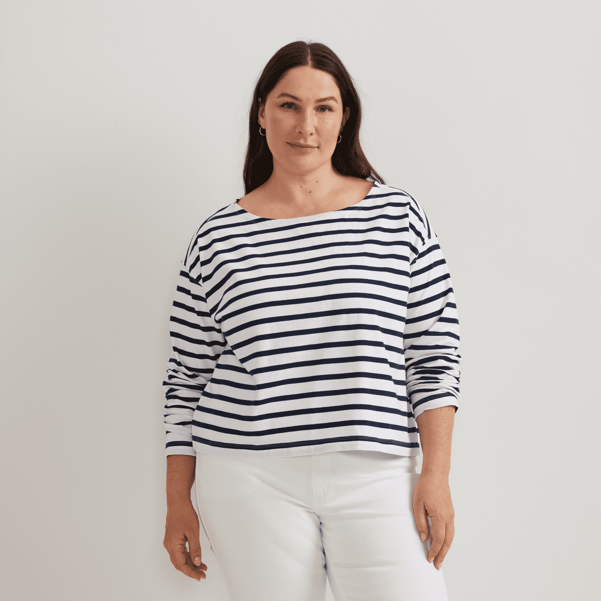 Women's Sailor Bateau Neck T-Shirt