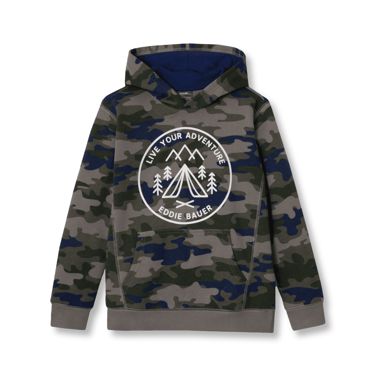 Boys Graphic Camp Fleece Hoodie